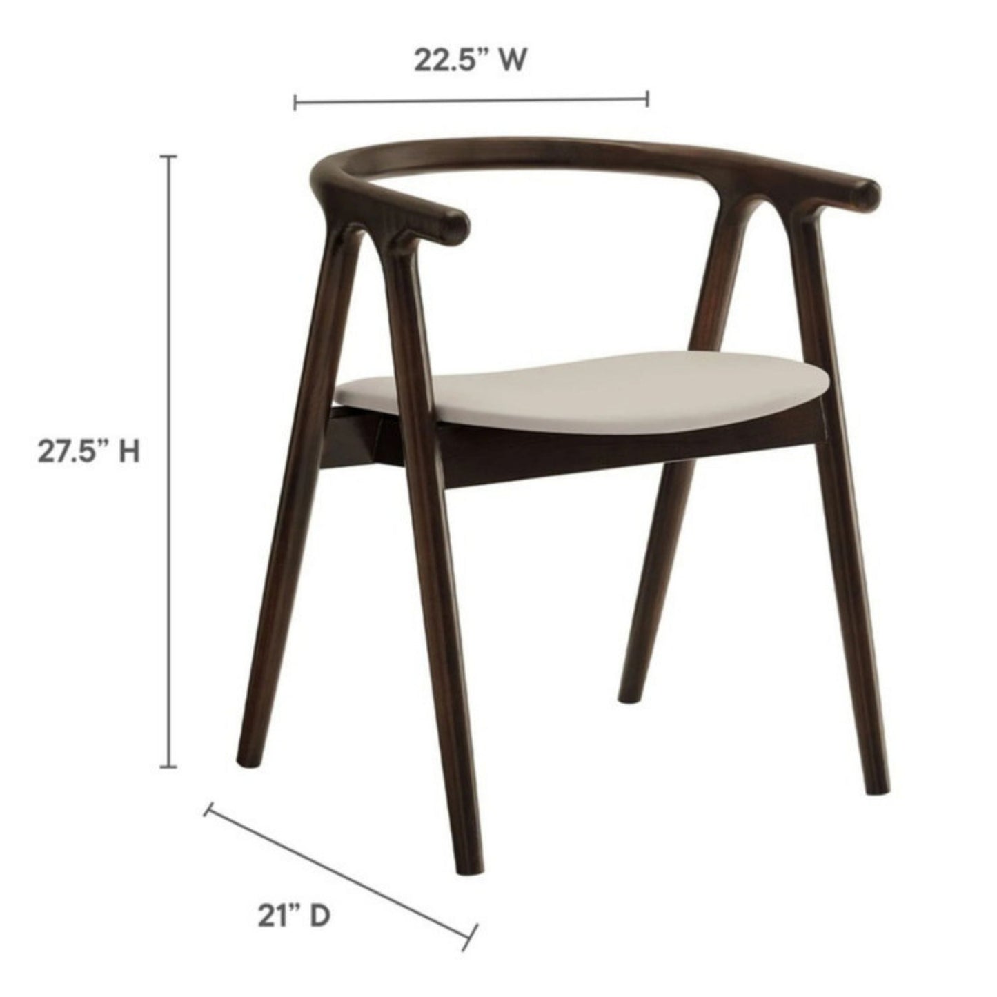 Matti Dining Chair, White