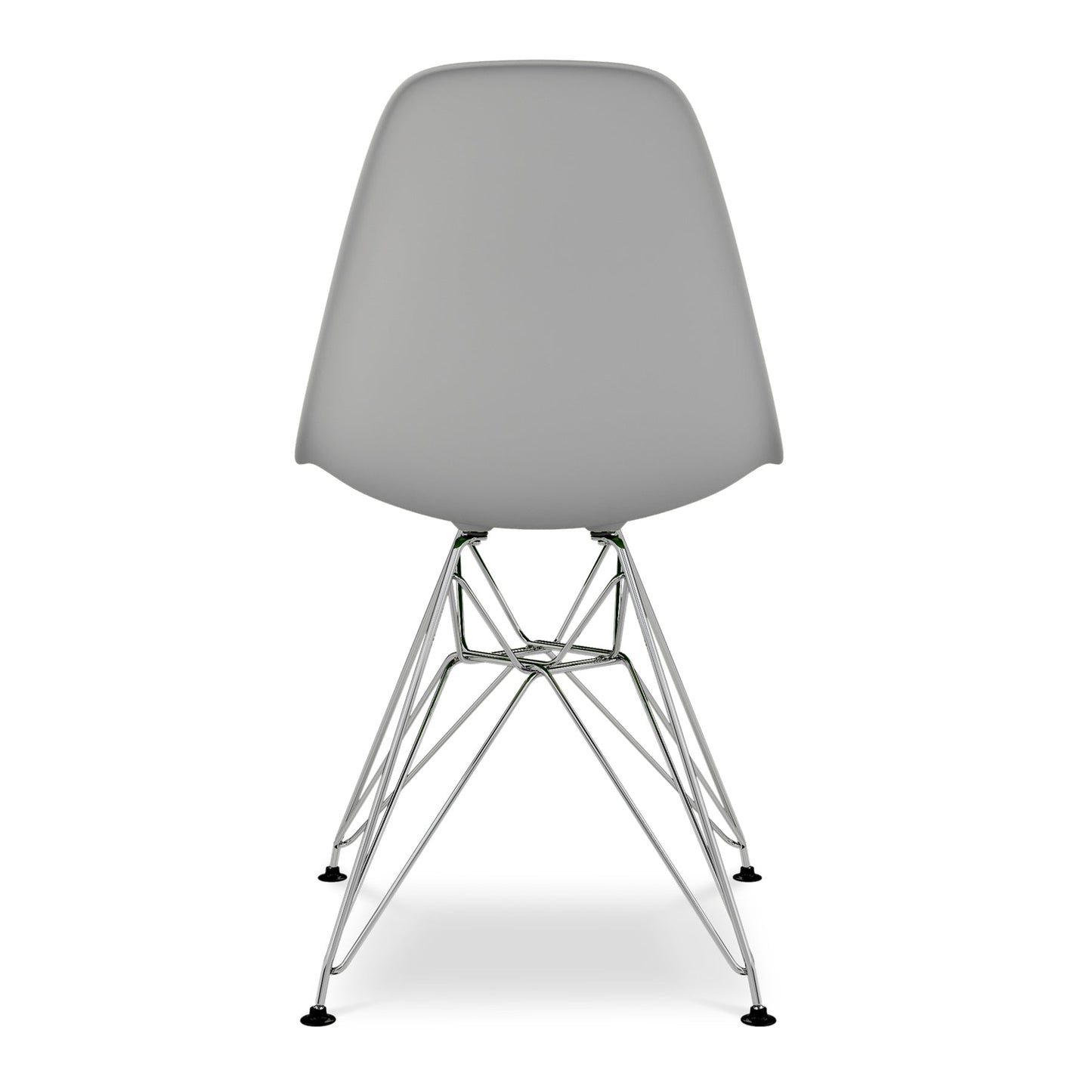 Eiffel Chair With Steel Legs, Gray