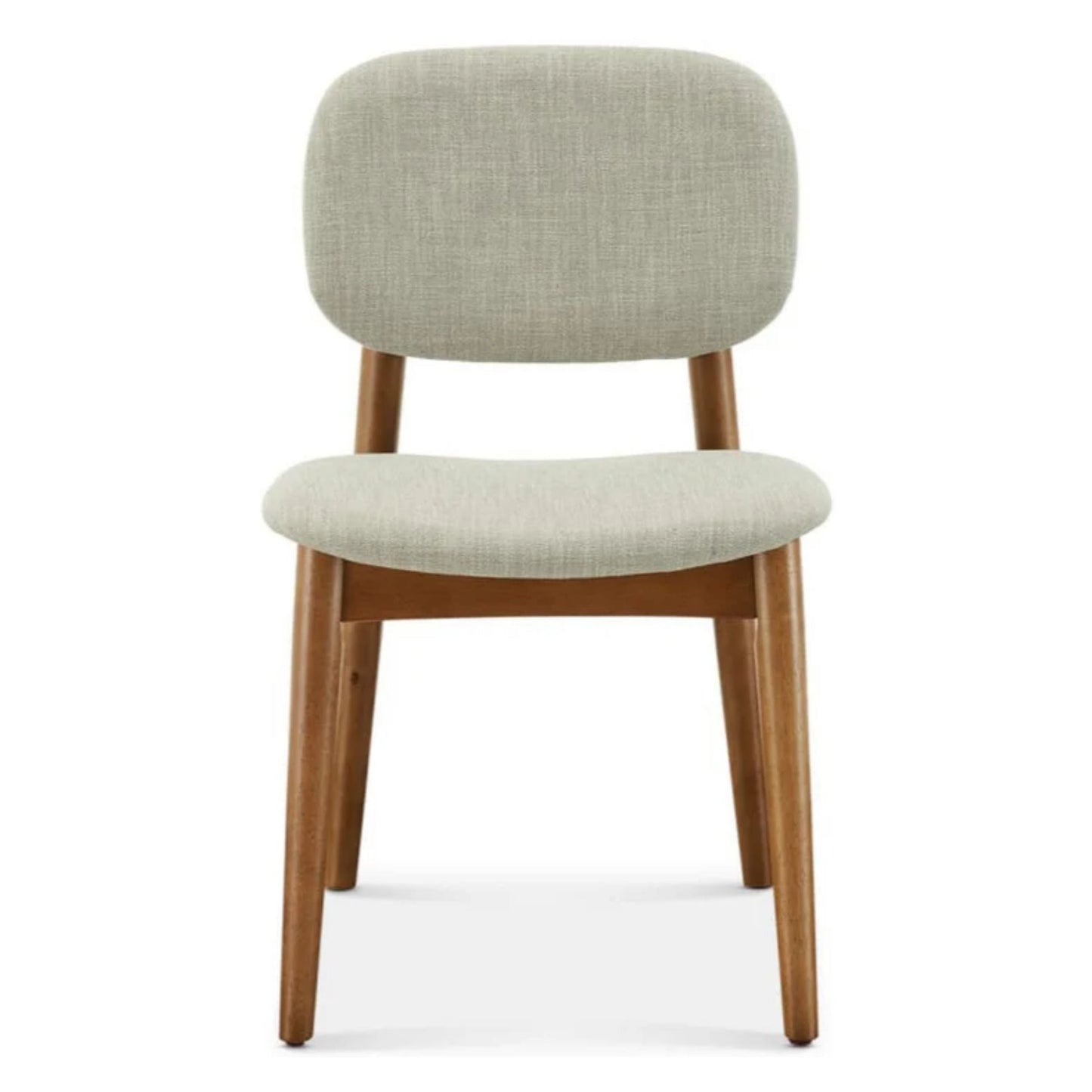 Cooper Dining Chair, Walnut Stain, Ivory