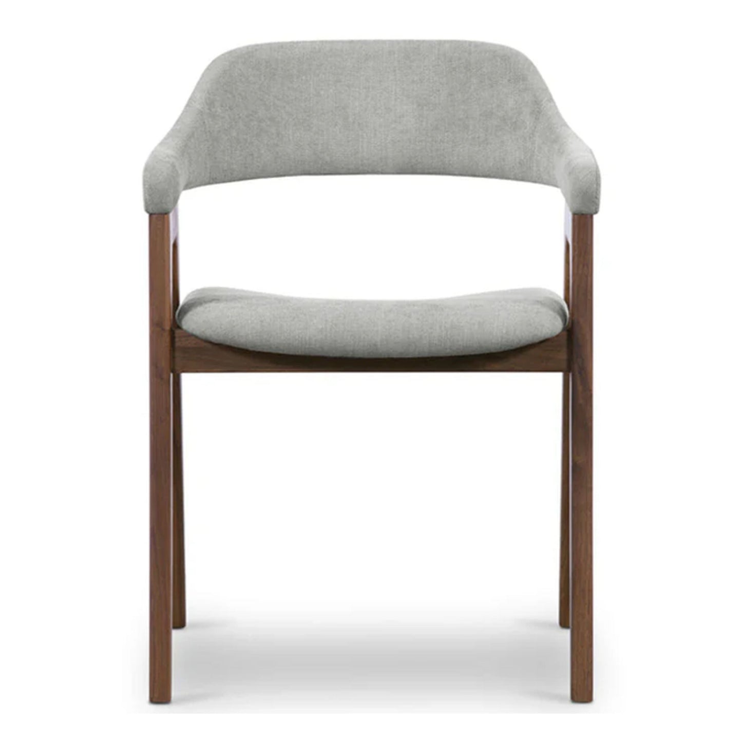 Atlas Fabric Dining Chair, Light Gray