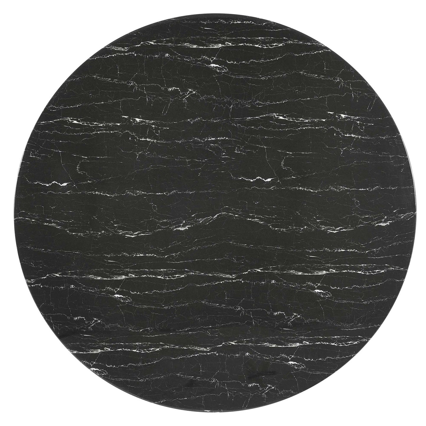 Tulip Marble Dining Table - 60" Round White Base