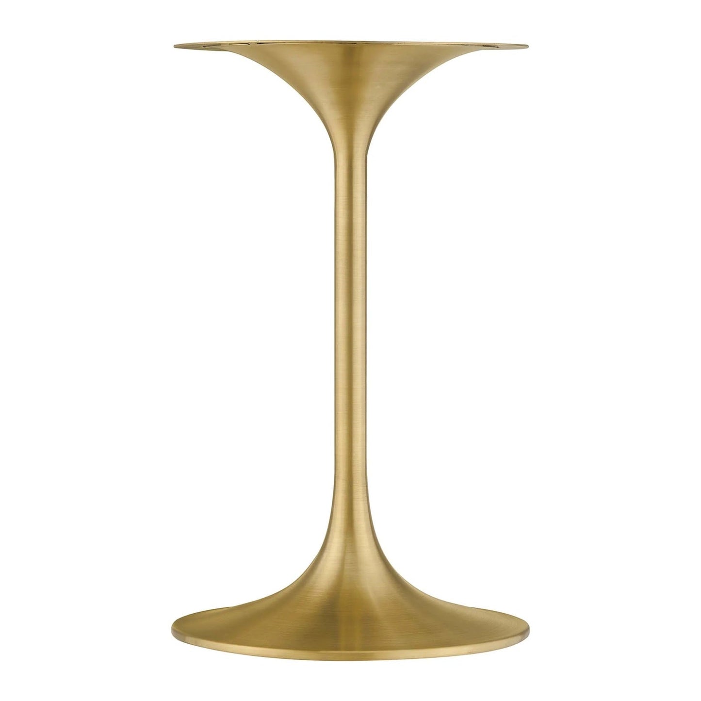 Tulip Marble Side Table - 20" Round, Gold Base