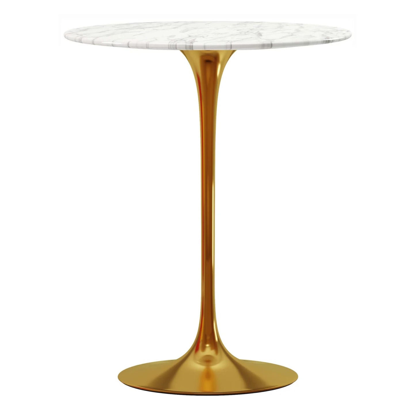 Tulip Marble Bar Table, 32" Round