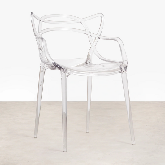 Masters Dining Chair, Clear