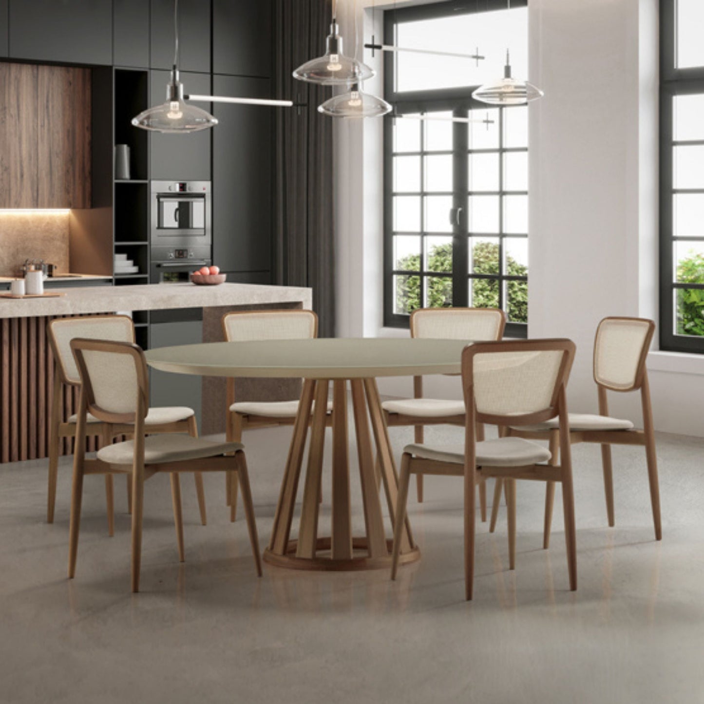 Cesca Dining Chair, Walnut