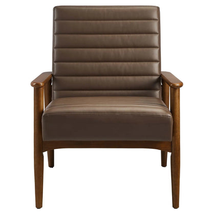 Zain Lounge Chair, Brown