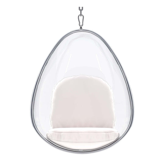 Scoop Hanging Chair, White