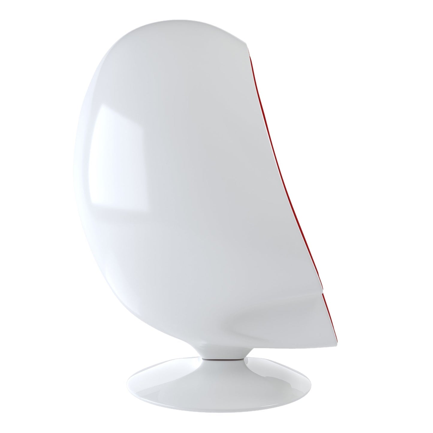 Alpha Egg Chair & Ottoman, Red