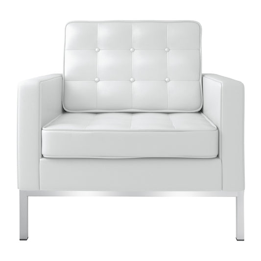 Allen Lounge Chair, White