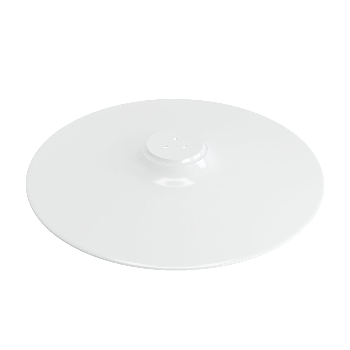 Tulip Wood Top Dining Table, 36" Round White
