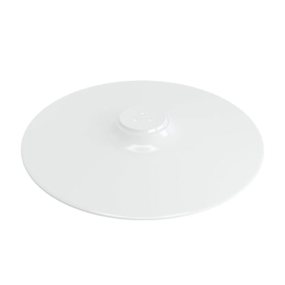 Tulip Wood Top Dining Table, 36" Round White
